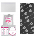 apgo MATTE Hybrid protective glass compatible with Wiko Y80, flexible nano glass, great replacement for tempered glass, scratch-resistant, full glue