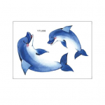 Pimedas helendav Dolphin WC kleebis Eemaldatav isekleepuv veekindel PVC elutoa seinakunst Vannitoa tualettruumi kaane kaunistuskleebis sinine