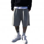 Meeste vabaaja l&uuml;hikesed p&uuml;ksid elastsed pingutusn&ouml;&ouml;riga v&ouml;&ouml;koha laiad l&uuml;hikesed p&uuml;ksid Hip-hop stiilis taskud Fitness l&uuml;hikesed p&uuml;ksid &uuml;hev&auml;rvilised spordip&uuml;ksid M must