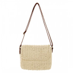 K&auml;sitsi valmistatud &otilde;lgedest k&auml;ekott naistele Suvine Rannakott Kootud &Otilde;lakotid Bohemia Kootud 24*17*7.5cm beež