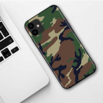 Camouflage Art silikoonist telefoni&uuml;mbris Apple IPhone 12 Mini 11 Pro XS Max X XR 6S 6 7 8 Plus 5S pehme must matt kate iphone 11