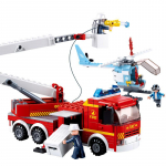394 tk City Fire Series tulet&otilde;kkeplatvorm tulet&otilde;rjeauto laste ehitusklotsid m&auml;nguasjade kingitus karbita
