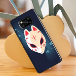 Jaapani Kitsune Rebase Mask Xiaomi Mi 10T 11T Pro Mi 11 Lite jaoks POCO M3 Pro M4 F3 X3 GT X3 Pro jaoks Telefoni&uuml;mbris Mi 9T (9T Pro)