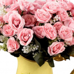 Talos 1 kimp / 12 pead Romantiline kunstroosililled pulmapeotoa sisustus roosa