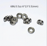 Laagrid 686/3.5ZZ 10 t&uuml;kki Metallist tihendiga 6*13*5(mm) 6*13*3.5(mm)