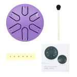 3-tolline 6-tooniline teraskeelega k&auml;sitrumm Mine T&uuml;hjad trummid trummipulkadega Algajatele L&ouml;&ouml;kpillid Muusikariistad Aksessuaarid