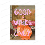 Vintage naljakas Mona Lisa plakat ja tr&uuml;kis Rikas mees inspireerivad tsitaadid L&otilde;uendmaal Seinakunst Elutoa P&otilde;hjamaade sisekujundus pilt 21x30cm No Framed valge