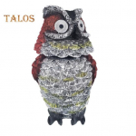 &Ouml;&ouml;kulli kuju, &ouml;&ouml;valgus, elutruu &ouml;&ouml;kulli aiakuju p&auml;ikeseenergial t&ouml;&ouml;tavate helendavate silmadega vaigust &ouml;&ouml;kulli skulptuuri kaunistus veranda sise&otilde;ue murule Owl