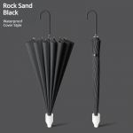 Veekindlad pika k&auml;epidemega vihmavarjud V&auml;ike V&auml;rske P&auml;ikesevari Puhasv&auml;rviline Loominguline Pikad Sirged Vihmavarjud Naiste Lihtne vihmavari