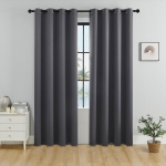 &Uuml;hev&auml;rvilised kardinad Elutuba Magamistuba T&auml;ispimendav p&auml;ikesekaitsekreem Suure t&auml;psusega perforeeritud pimendavad kaasaegsed minimalistlikud kardinad 106cm*213cm tumehall v&auml;rv