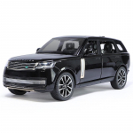 1/18 Land Rover Range Rover Simulatsiooni M&auml;nguauto Mudel Sulamist Diecast Heli ja Valgusega Nelikvedu S&otilde;iduki Mudel Poisi Kingitus must