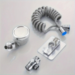 1 komplekt 3 kiirust reguleeriva valamuvooliku pihustitarvikut, kraani pikendus, &scaron;ampoonivoolik ja pihusti, tavaline valamu pikendus, vannitoa segisti 1 Set