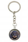 Dachshund Wire-haired, Wiener dog, Badger dog - keychain with your photo, key decoration, bag pendant from Art-Dog brand h&otilde;be