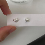 Love Stud k&otilde;rvar&otilde;ngad Naiste lihtsad ja v&auml;ikesed isikup&auml;rastatud metallist s&uuml;damest k&otilde;rvar&otilde;ngad s&uuml;gis-talv