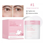 Niisutage nahka s&uuml;gavuti meie valgendava n&auml;otooniku ja s&auml;ra andvate vatipadjakestega #1Collagen Ampoule Pad