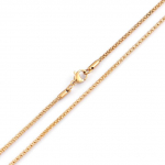 2mm Popkornkett kaelakee Kuldne / Must Roostevaba Teras Choker Kael Vabaaja Ehted 50cm 19.6inch kuld