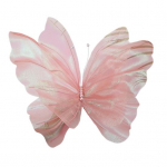 Suure kunstliku liblika marli simulatsiooniga liblikas 3D v&otilde;ltsliblikas kunstp&auml;rlitega roosa