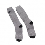 Taaslaetavad elektrisokid 3 soojendusega Hingavad kulumiskindlad soojendusega sokid hall