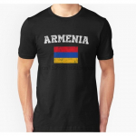 Armeenia MMA Kickboxing UFC Muay Thai T-s&auml;rk Graafiline Lipp Retro Vintage Armeenia S&uuml;mbol Embleem 3D Tr&uuml;kk Mehed Naised L&uuml;hike Varrukas &Uuml;mmargune Kael XS