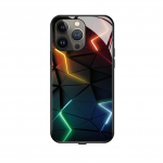 Luksuslik geomeetriline LED-valgusega helendav telefoni&uuml;mbris iPhone'ile iphone 7/8