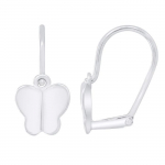 LEA &; ARTHUR - Laste k&otilde;rvar&otilde;ngad "PAPILLION" Mustrid 375 Tuhanded Valge Kuld - Katkine s&uuml;steem - Laste ehted