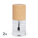 Inglot Natural Origin Nail Polish Top Coat 8ml, 2 pieces beige