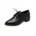 Naiste Oxford Flats S&uuml;giskevadised PU-nahast kingad Naine T&auml;ismust kontoris Naiste Derby Paelad Zapatillas Mujer vabaaja jalap&uuml;ksid 37