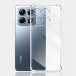L&auml;bipaistev p&otilde;rutuskindel turvapadjaga TPU-&uuml;mbris Xiaomi 14T Pro 14t pehmele silikoonist telefoni&uuml;mbrisele Xiaomi 14T kaitsjale Crystal Fundas For Xiaomi 14T