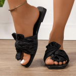Sandaalid Suvised naiste sussid Moebr&auml;nd Vabaaja sandaalid Naiste lamedad kingad Naistele peeping toe rannasandaalid &otilde;ues 35 must