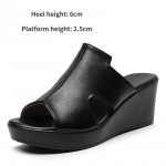 Moodsad platvormsussid Naiste paksud suvekingad ehtsast nahast sandaalid, valged 2024. aasta naiste kiilud sandaalid t&auml;navastiilis naiste liugused 37