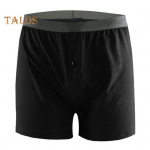 Meeste Bokserpesu Keskmise k&otilde;rgusega elastne v&ouml;&ouml;koht Esin&ouml;&ouml;biga Dekoratsioon U-kumerad l&uuml;hikesed p&uuml;ksid Alusp&uuml;ksid Mugavad magamisriided igap&auml;evaseks kandmiseks XL hall