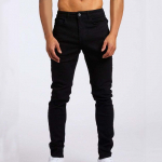 Meeste Skinny Stretch teksad Helesinine Istuvus Meeste Slim Fit N&ouml;&ouml;pidega Sirge Denim P&uuml;ksid 32 helesinine v&auml;rv