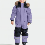 Lastele kost&uuml;&uuml;mid Jumpsuit Suusakost&uuml;&uuml;m poistele T&uuml;drukutele Talvine soe v&auml;likombinesoon Tuulekindel laste suusakomplekt 100cm lilla
