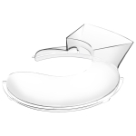 Valamiskaitse Kitchenaid 5,5 Quart, 6, 7, 8 Qt roostevabast terasest kaussi t&otilde;stealuse mikseri tarvikud Pritsmekaitse CHINA