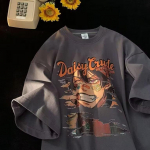 Uus l&uuml;hikeste varrukatega T-s&auml;rk meestele suvel, Korea stiilis trend, lihtne poolvarrukatega topp, Hongkongi stiilis vaba vabaaja br&auml;ndi T-s&auml;rk M must