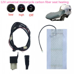 Universaalne Mootorratta Atv Utv E-Bike &Uuml;mmargune L&uuml;liti S&uuml;sinikkiust Istmesoojendi Soojendusega Pad