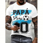 Suvine meeste s&auml;rk vabaaja l&uuml;hikeste varrukatega tee number 10 tr&uuml;kiga Jalgpalli T-s&auml;rk T&auml;navaspordis&auml;rk Meeste &uuml;lisuured riided L