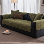 Four Seasons universaalne &scaron;enillist diivanikate Diivanipadi &uuml;hev&auml;rviline triibuline diivanimatt elutuppa libisemiskindel L-kujuline diivanipadi 70x210