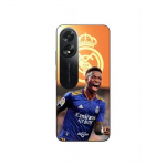 Coque pour Oppo A58 Vini JR Wallpaper Real Madrid Bleu et jaune Maniacase