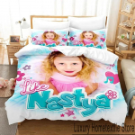 3D-print nagu Nastya voodipesukomplekt Tekikate Voodikomplekt Tekkkate Padjap&uuml;&uuml;r Lohjamine King Queen Size poiste voodipesukomplekt t&auml;iskasvanutele US Twin 173x218cm