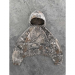 Retro t&otilde;mblukuga kapuuts Meeste kamuflaažimustriga t&otilde;mblukk dressipluus High Street Hip Hop Streetwear Oversize Unisex Camo kapuuts M