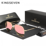 KINGSEVEN Pilot Alloy p&auml;ikeseprillid meeste polariseeritud UV400 peegeldusvastased t&auml;israamiprillid naiste retro luksuslikud prillid