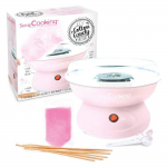 Machine &agrave; barbe &agrave; papa - SCRAPCOOKING - Atelier - 500W - Rose p&acirc;le roosa