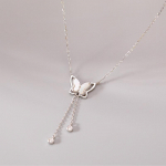 S&auml;rav liblika kaelakee naistele, peen rangluukett, kaelakee, ehted naistele, kingitus 1pcs