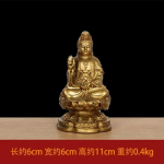 1 tk puhast vaske Nanhai istuv lootos Guanyin majapidamises ohverdamine budistlikud riistad kummardamine kodu kaunistus Ohutuse tagamine