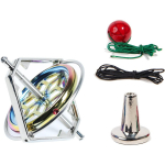 T&auml;psusg&uuml;roskoop Metallist Antigravitatsiooniline P&ouml;&ouml;rlev Vurr Tasakaalustav M&auml;nguasi Hariduslik Kingitus AG002 9.27*7*7cm h&otilde;be