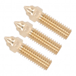 3 tk 3D-printeri d&uuml;&uuml;sikomplekt Ekstruuderi messingist d&uuml;&uuml;sid Suure vooluhulga K&otilde;rge temperatuurikindlad Creality jaoks 0.4mm