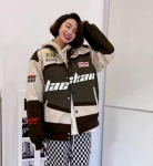 Meeste klassikaline t&auml;navamoe v&otilde;idus&otilde;idujakk: Trendikas, vaba l&otilde;ikega, stiilne mootorratturi stiil kevadiseks ja s&uuml;giseseks hooajaks. XL