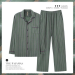 2023 Meeste 100% puuvillased pika varrukaga pidžaamad - kevad/s&uuml;gis stiil teismelistele poistele L