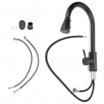 G1/2 V&auml;ljat&otilde;mmatav Segisti Mitmeotstarbeline Roostevabast Terasest P&ouml;&ouml;rlev Mikser Veekraan 2 K&auml;iguga